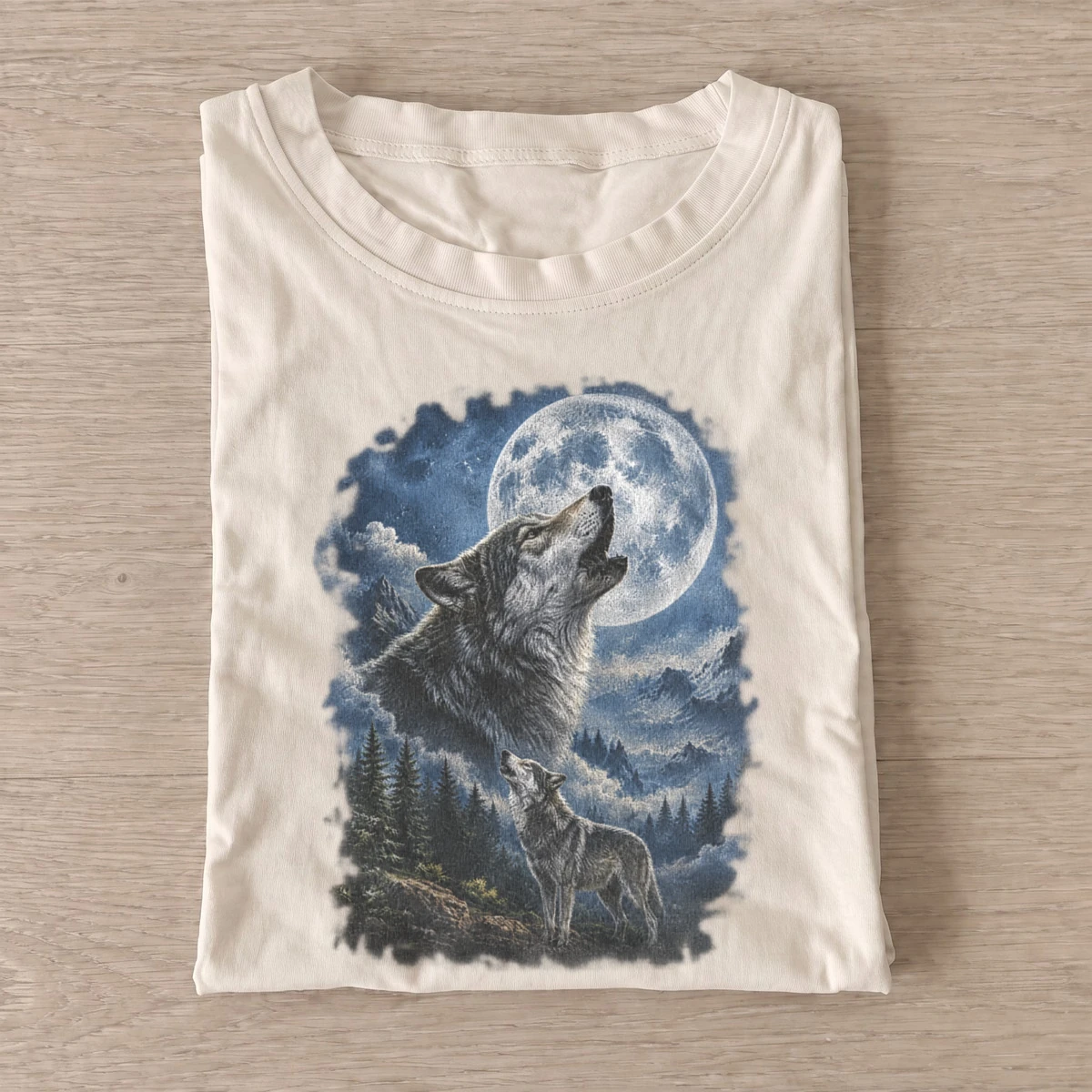 Howling moon wolf t shirt sand20howling moon wolf.webp