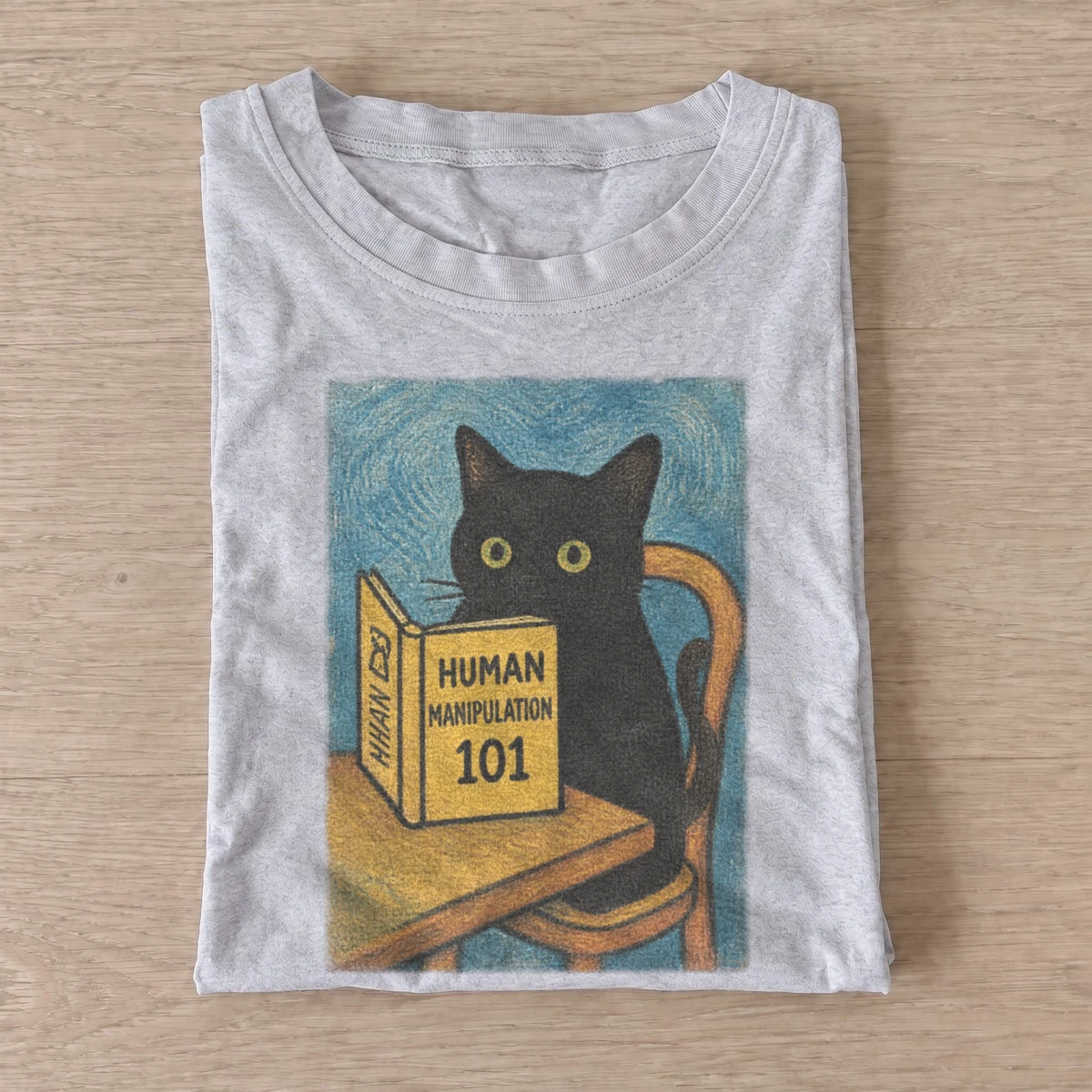 Human manipulation 101 cat t shirt gray20human manipulation cat.webp