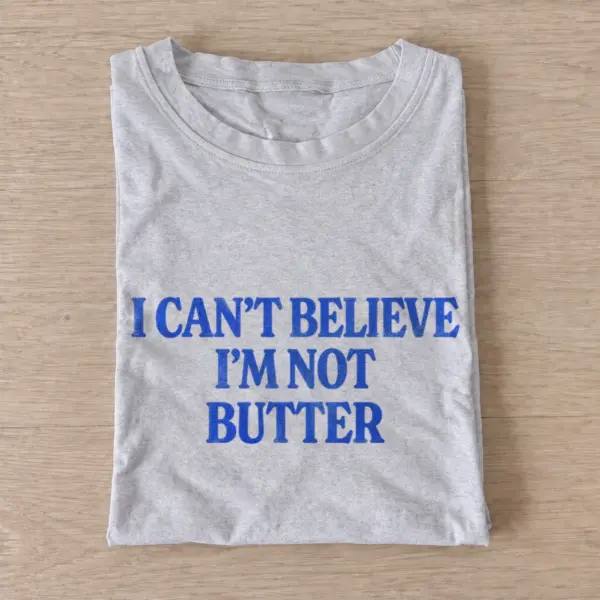 I cant believe im not butter t shirt gray20not bitter.webp