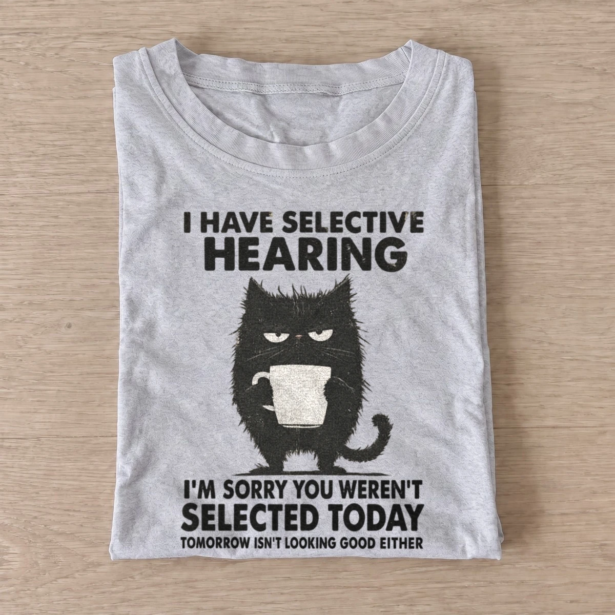 I have selective hearing cat t shirt gray20selective hearing cat.webp