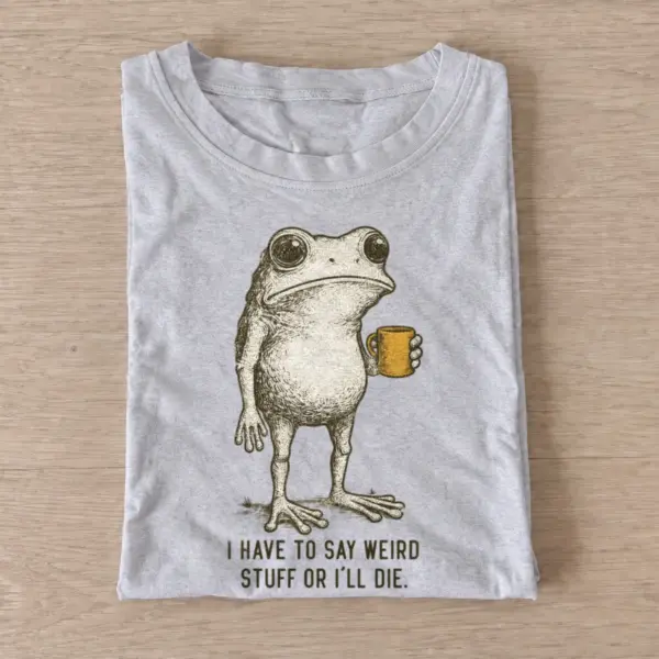 I have to say weird stuff coffee toad t shirt gray20weird stuff coffee toad.webp