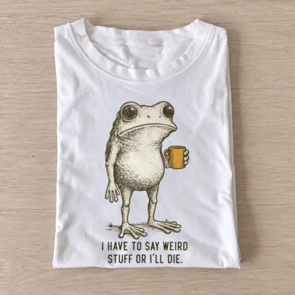I have to say weird stuff coffee toad t shirt white20weird stuff coffee toad.webp