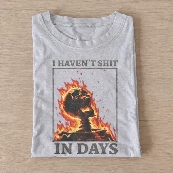 I havent shit in days flaming skull t shirt gray20fiery constipation.webp