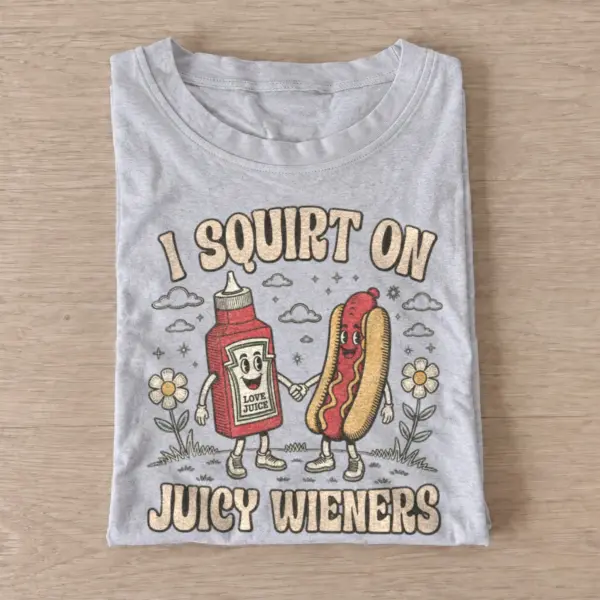 I squirt on juicy wieners t shirt gray20juicy wieners.webp