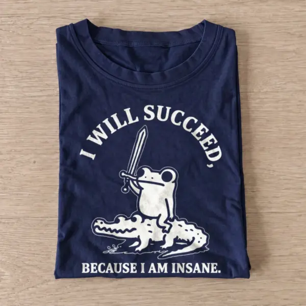 I will succeed insane frog knight t shirt navy20insane frog knight.webp