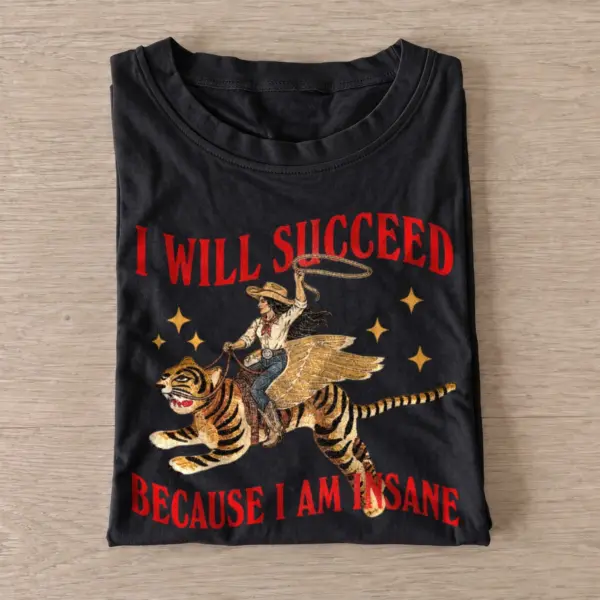 I will succeed winged tiger rider t shirt black20insane winged tiger rider.webp