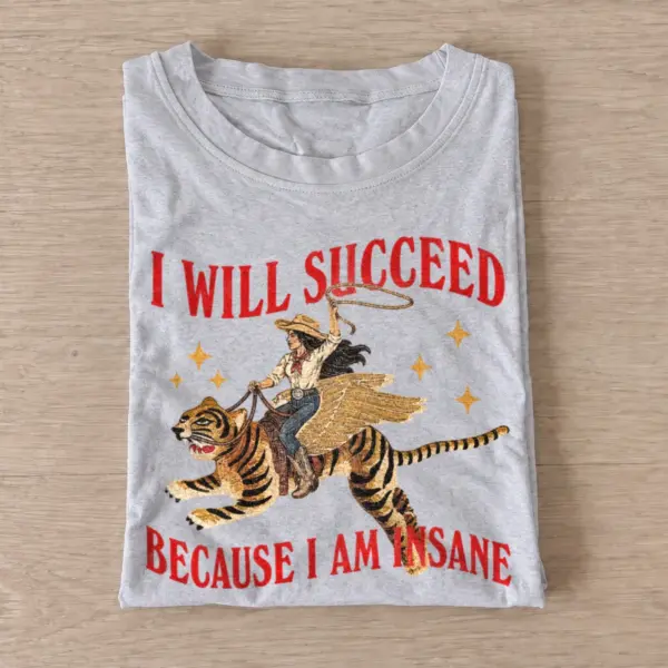 I will succeed winged tiger rider t shirt gray20insane winged tiger rider.webp