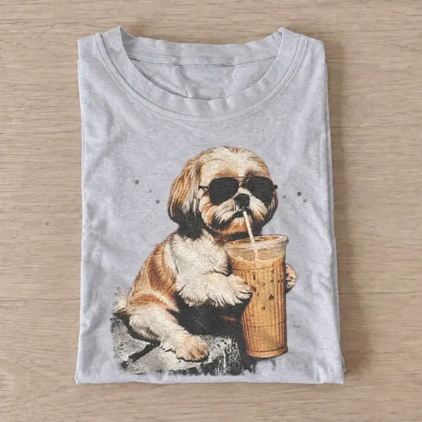 Iced coffee shih tzu t shirt gray20iced coffee shih tzu.webp