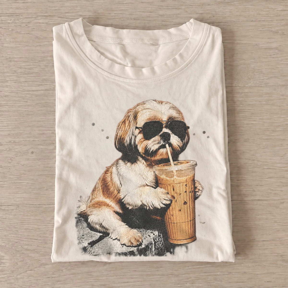 Iced coffee shih tzu t shirt sand20iced coffee shih tzu.webp