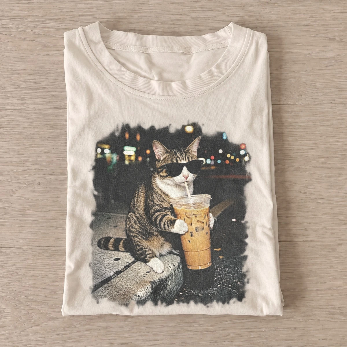 Iced coffee tabby cat t shirt sand20iced coffee tabby.webp