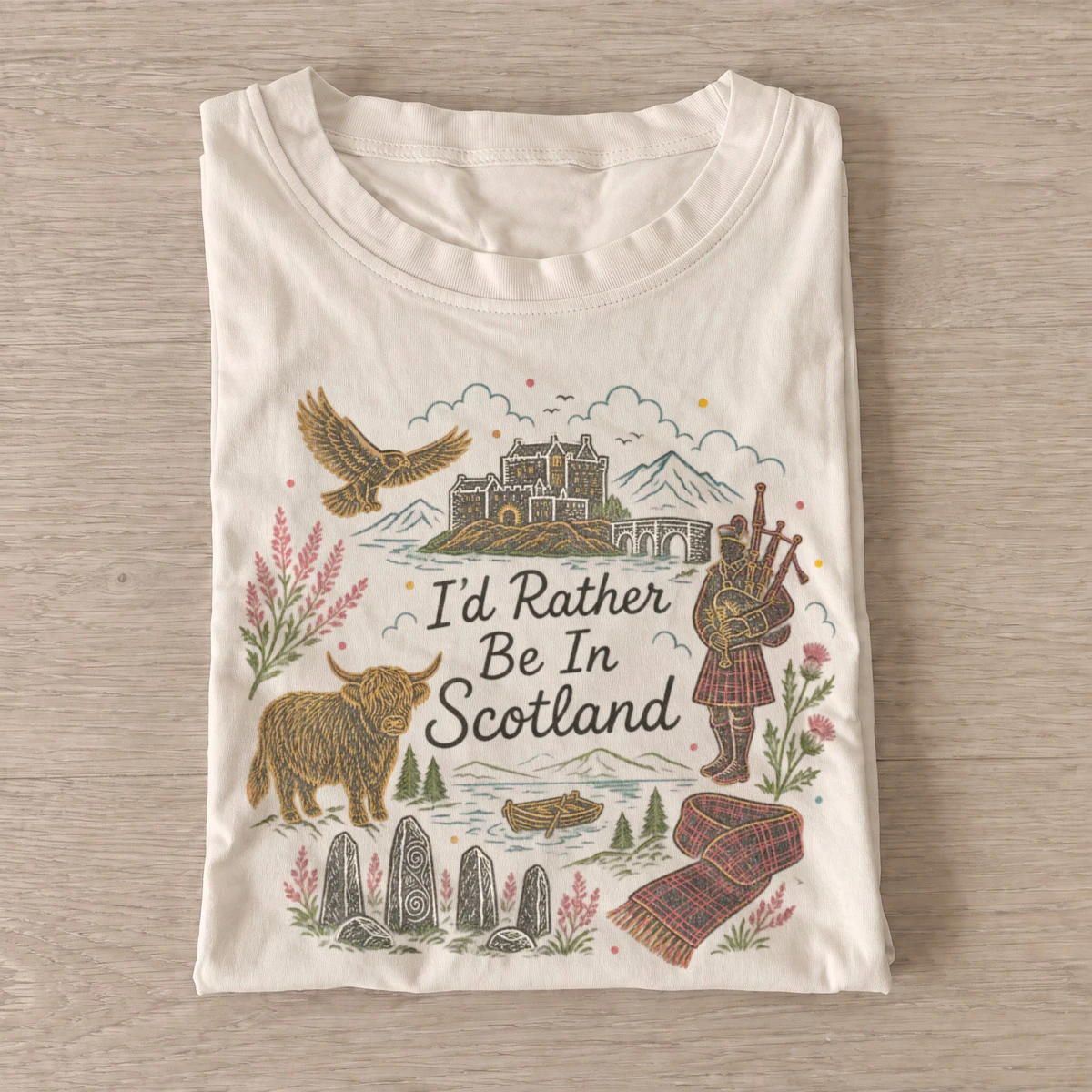 Id rather be in scotland t shirt sand20rather be scotland.webp