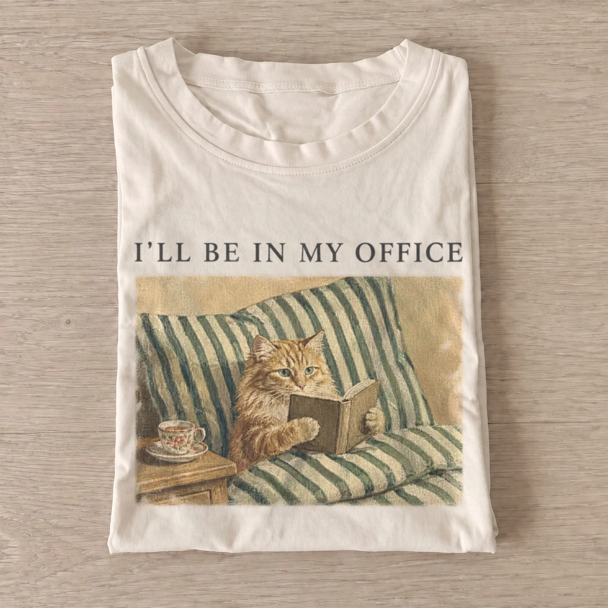 Ill be in my office reading cat t shirt sand20reading cat office.webp