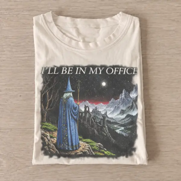 Ill be in my office wizard t shirt sand20wizard office.webp