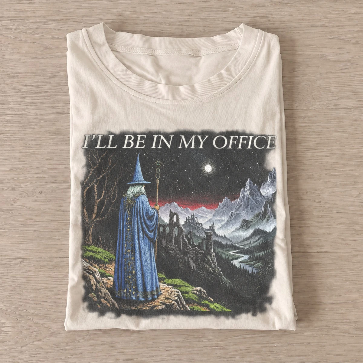 Ill be in my office wizard t shirt sand20wizard office.webp