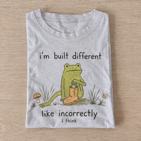Im built different frog t shirt gray20built different frog.webp