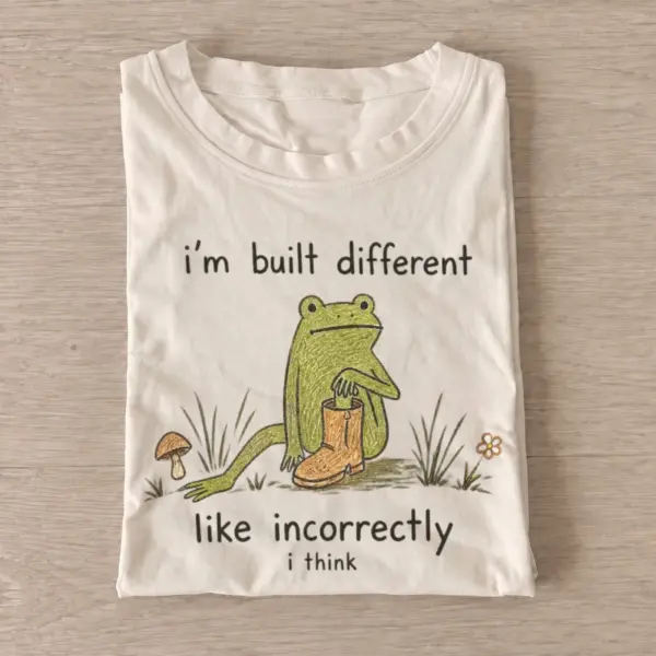 Im built different frog t shirt sand20built different frog.webp