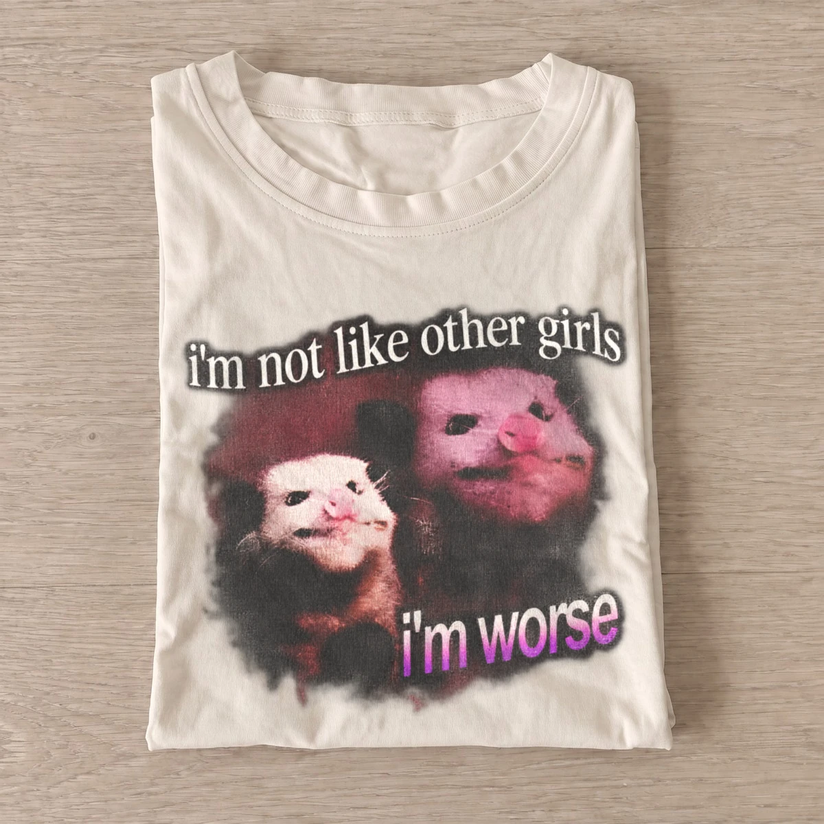 Im not like other girls im worse puppet t shirt sand20worse puppet girls.webp