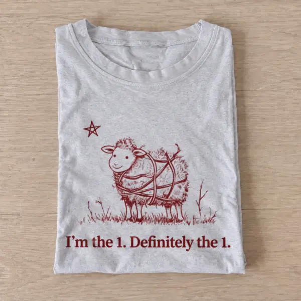Im the 1 bound sheep t shirt gray20one bound sheep.webp
