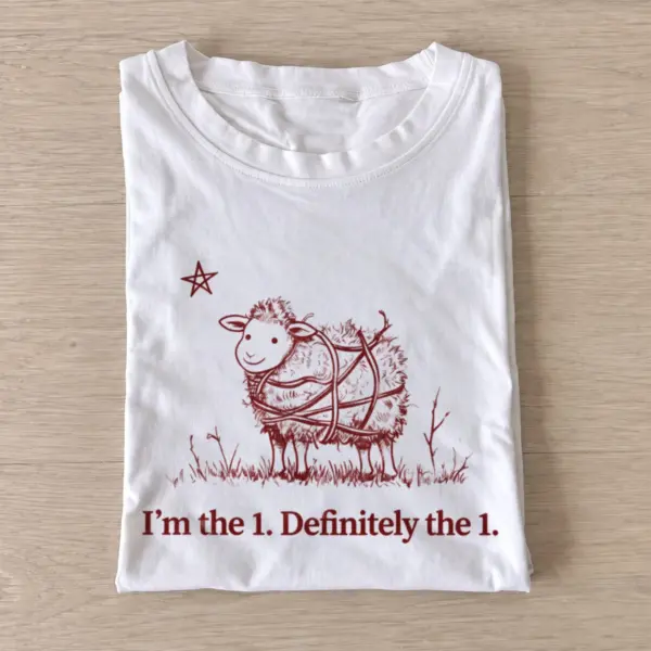 Im the 1 bound sheep t shirt white20one bound sheep.webp