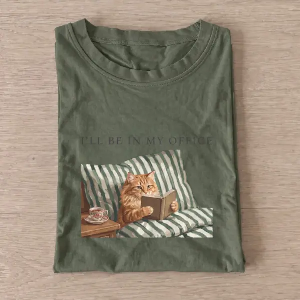 In my office t shirt olive20in my office.webp