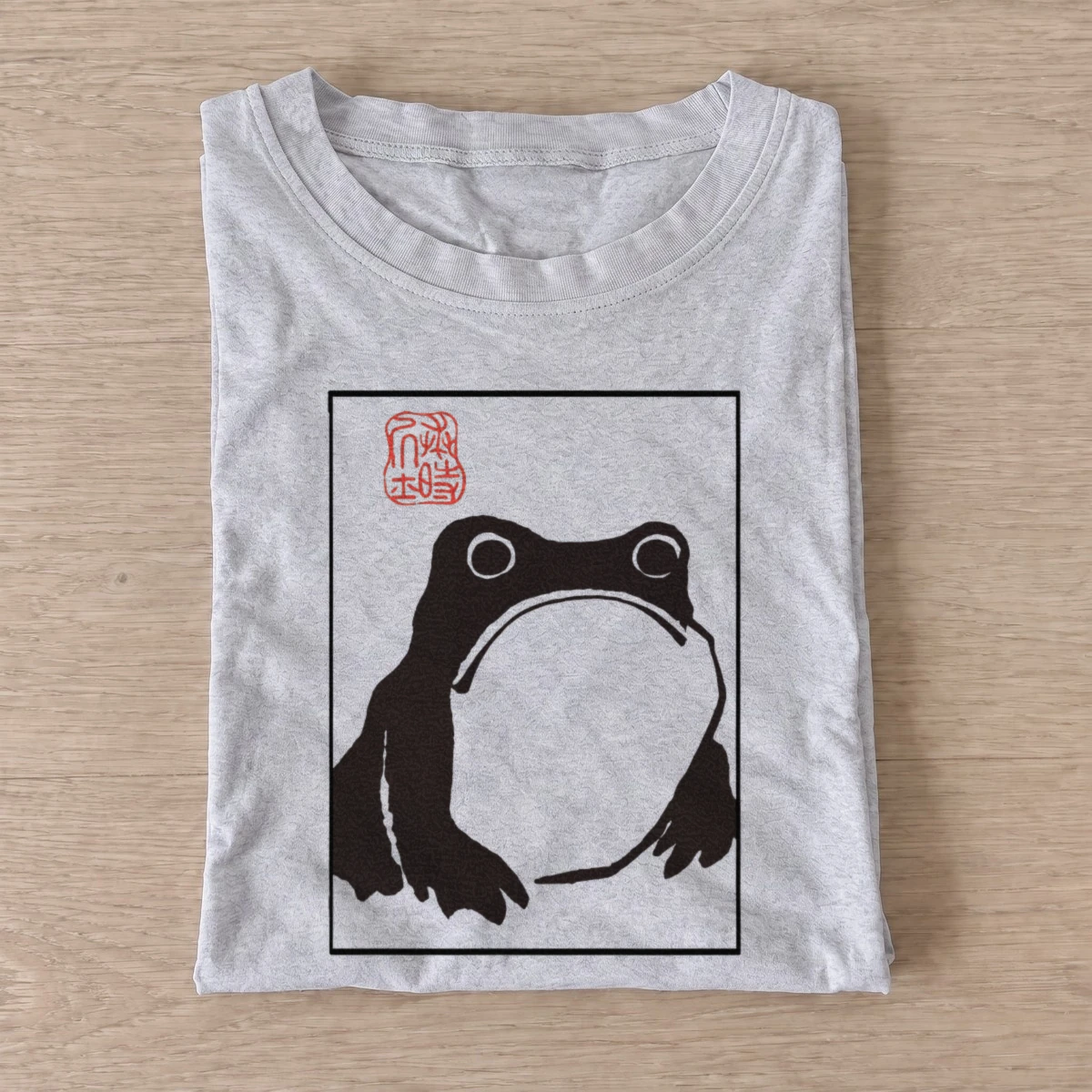 Ink frog frame t shirt gray20ink frog frame.webp