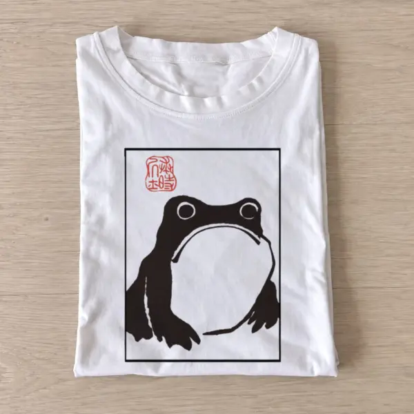 Ink frog frame t shirt white20ink frog frame.webp