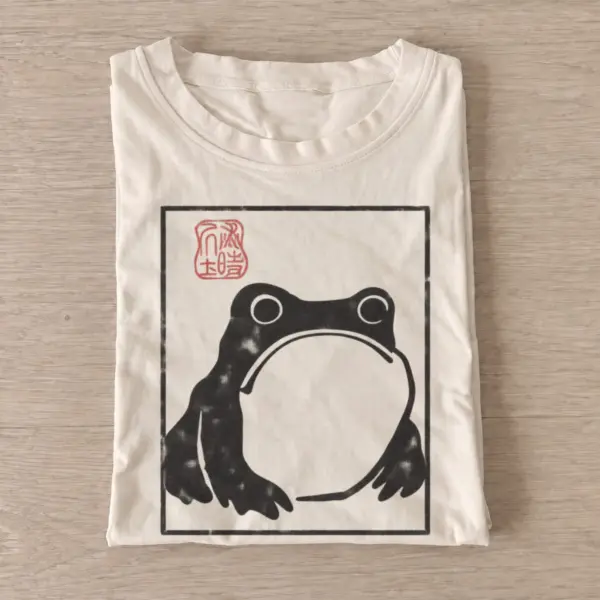 Ink frog graphic t shirt sand20ink frog.webp