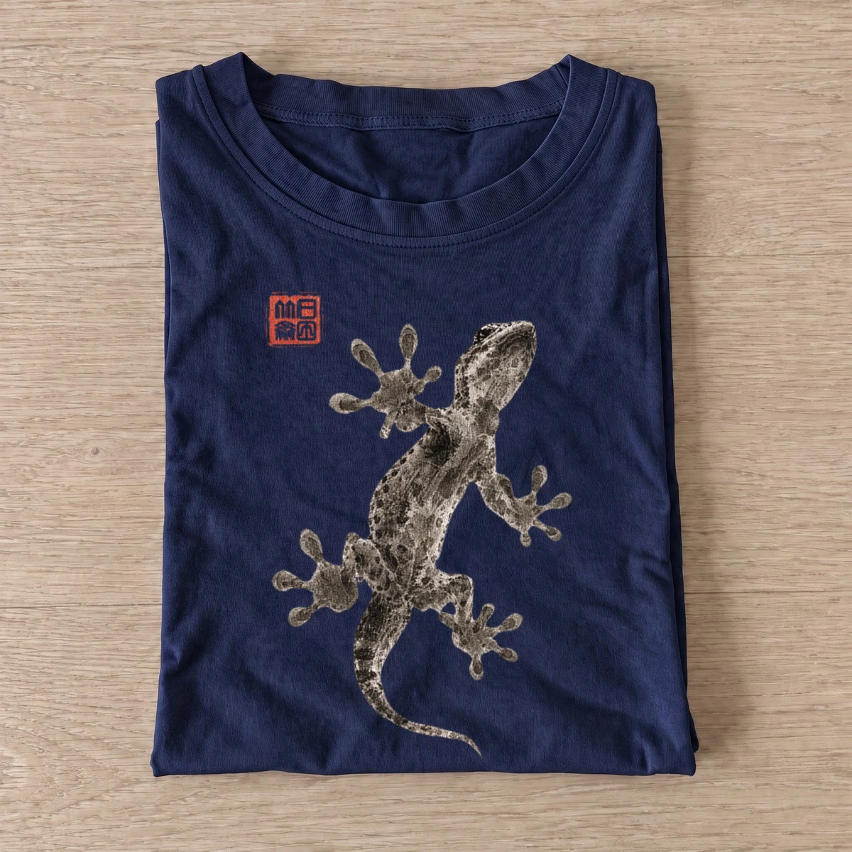 Ink gecko graphic t shirt navy20ink gecko.webp