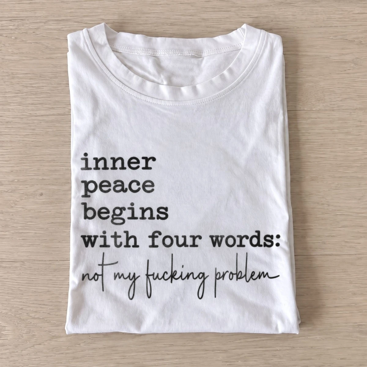Inner peace begins with four words t shirt white20inner peace boundaries.webp