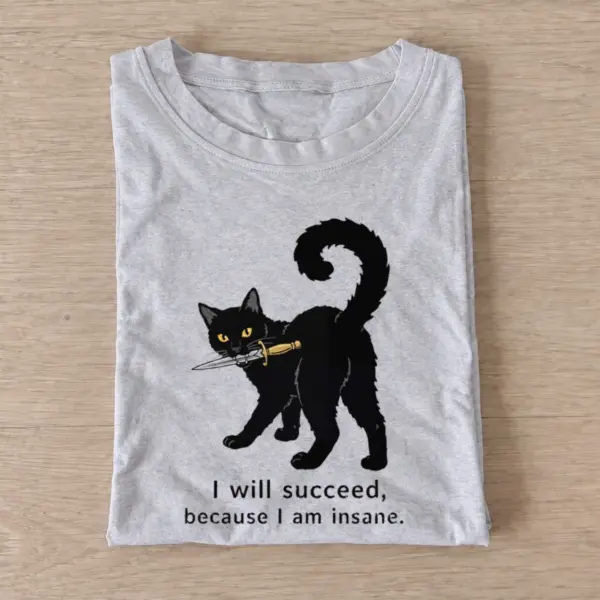 Insanely determined cat t shirt gray20insanely determined cat.webp