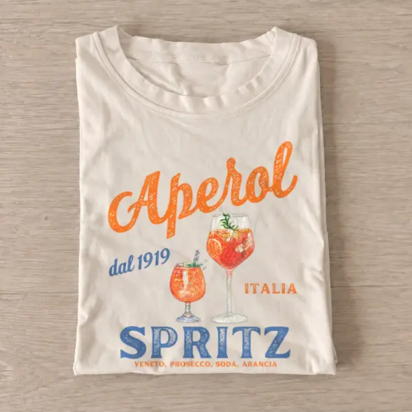Italian orange spritz cocktail t shirt sand20orange spritz cocktail.webp