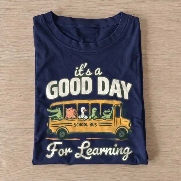 Its a good day for learning t shirt navy20good day learning.webp