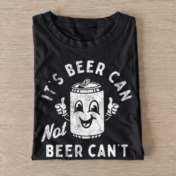 Its beer can not beer cant graphic t shirt black20beer can attitude.webp