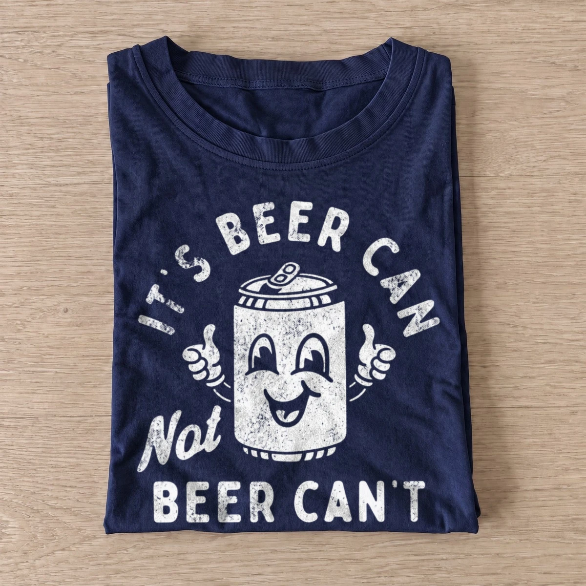 Its beer can not beer cant graphic t shirt navy20beer can attitude.webp