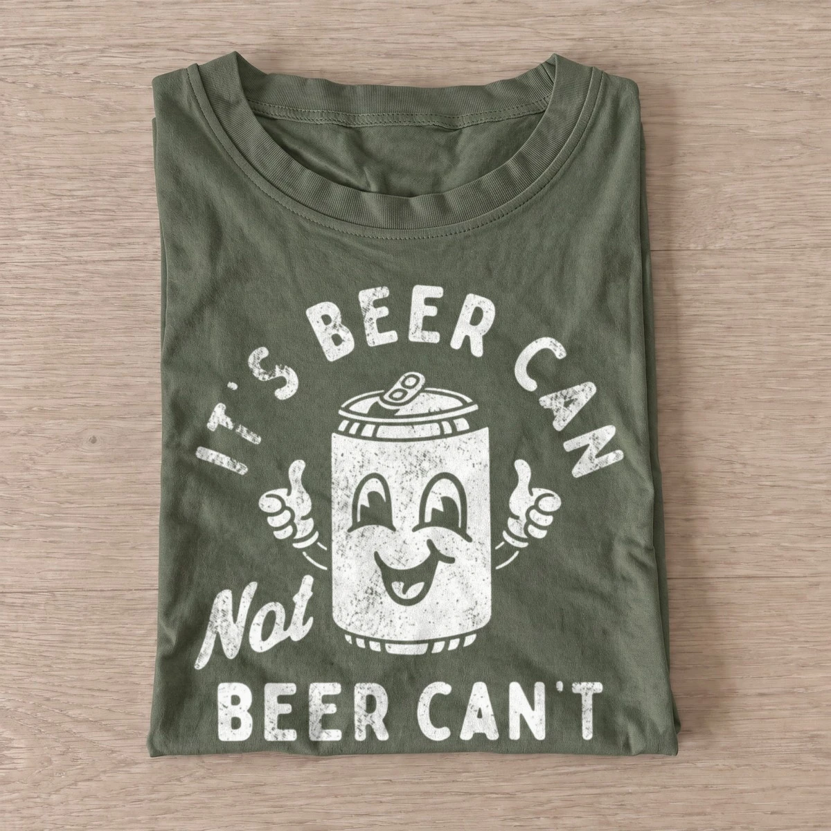 Its beer can not beer cant graphic t shirt olive20beer can attitude.webp