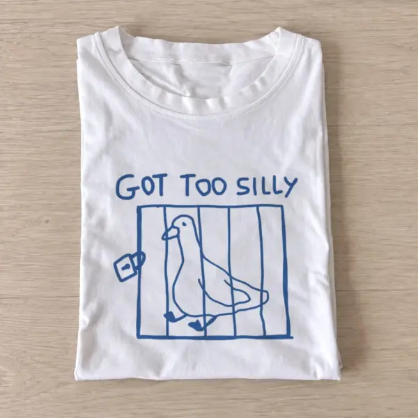 Jailed silly goose t shirt white20jailed silly goose.webp