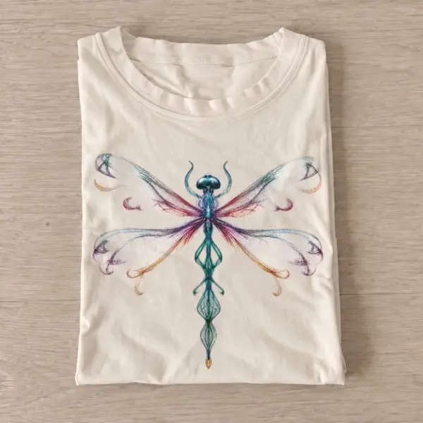 Jewel dragonfly graphic t shirt sand20jewel dragonfly.webp
