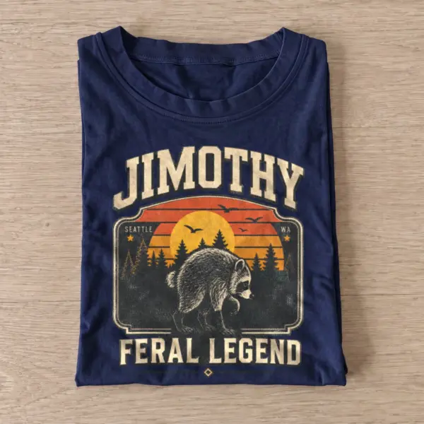 Jimothy feral legend raccoon t shirt navy20feral legend jimothy.webp