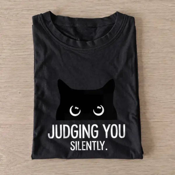 Judging you silently t shirt black20judging you silently.webp
