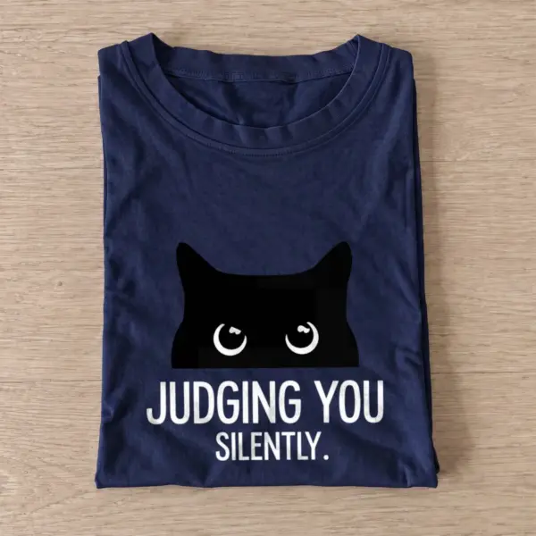 Judging you silently t shirt navy20judging you silently.webp