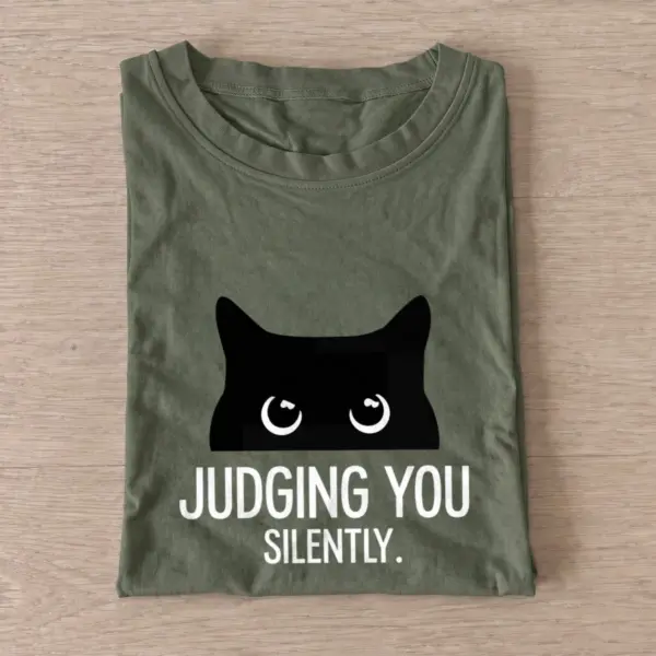 Judging you silently t shirt olive20judging you silently.webp
