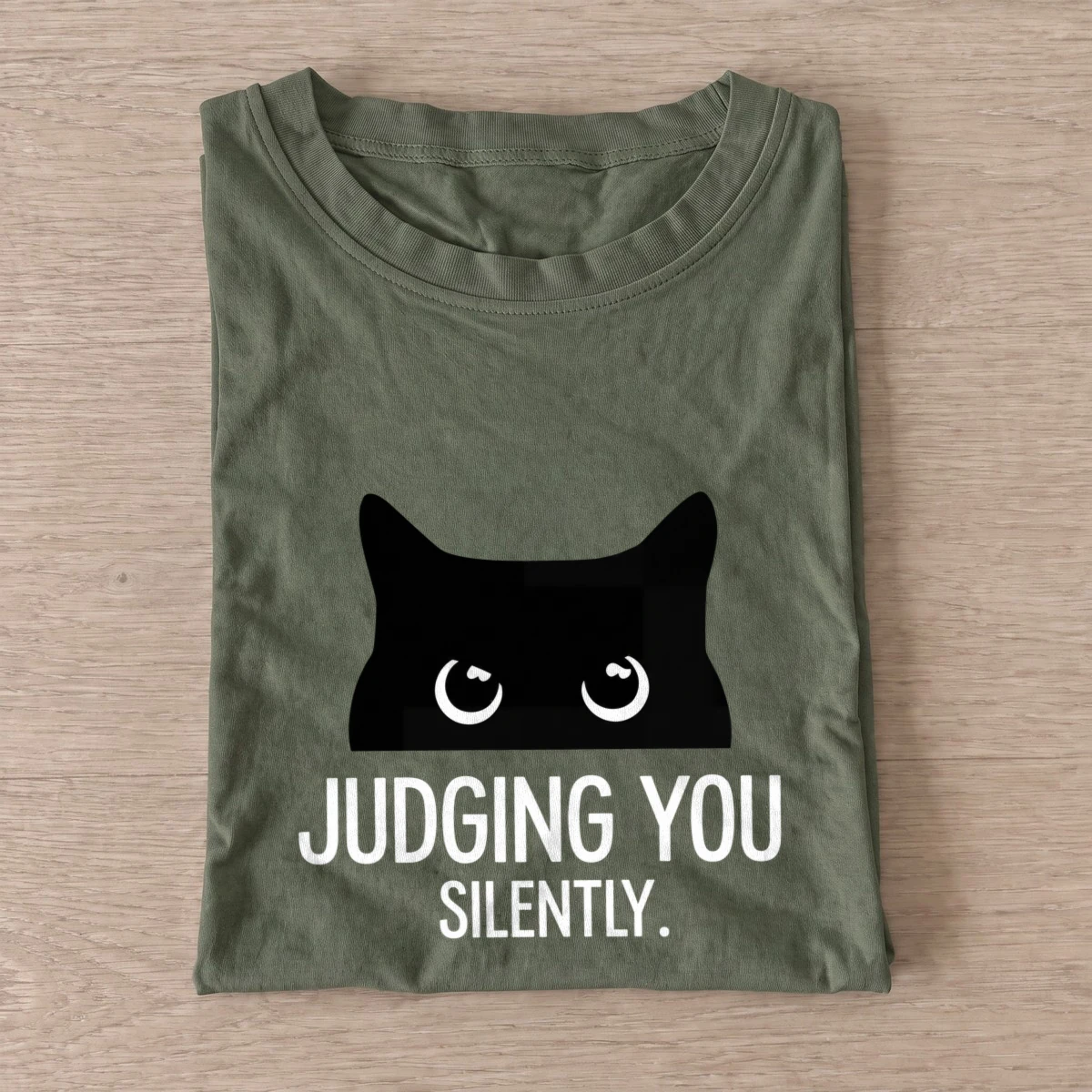 Judging you silently t shirt olive20judging you silently.webp