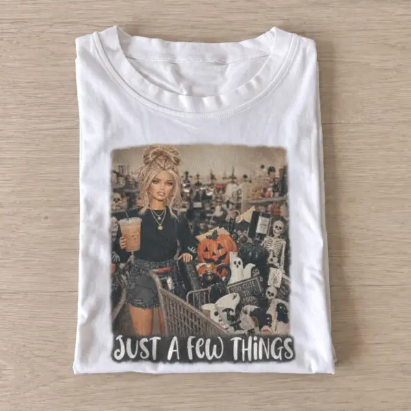 Just a few things spooky shopping doll t shirt white20spooky shopping doll.webp