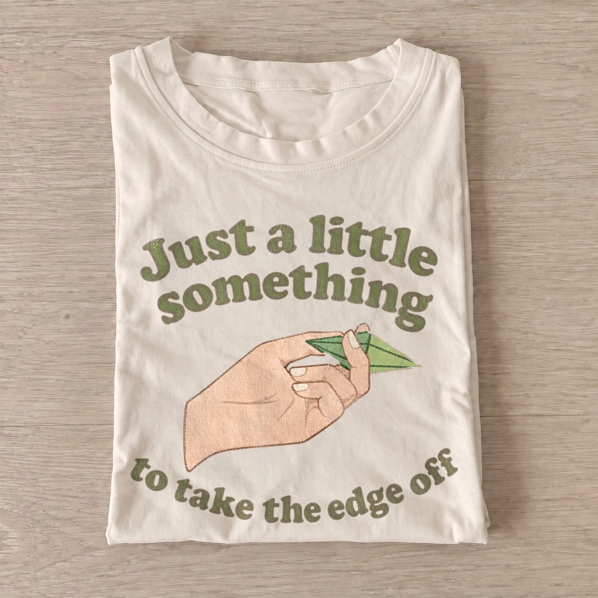 Just a little something to take the edge off t shirt sand20take edge off.webp