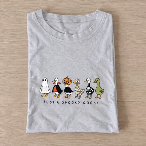 Just a spooky goose t shirt gray20just a spooky goose.webp