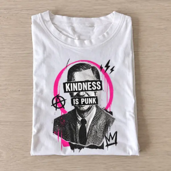 Kindness is punk graphic t shirt white20kindness is punk.webp