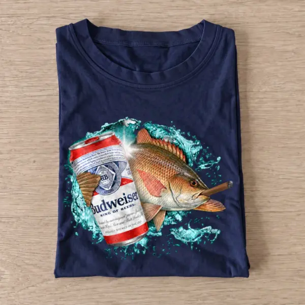 King lager snapper smoke t shirt navy20king20lager20snapper20smoke.webp
