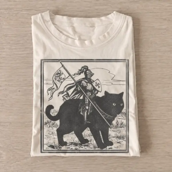 Knight cat rider t shirt sand20knight cat rider.webp