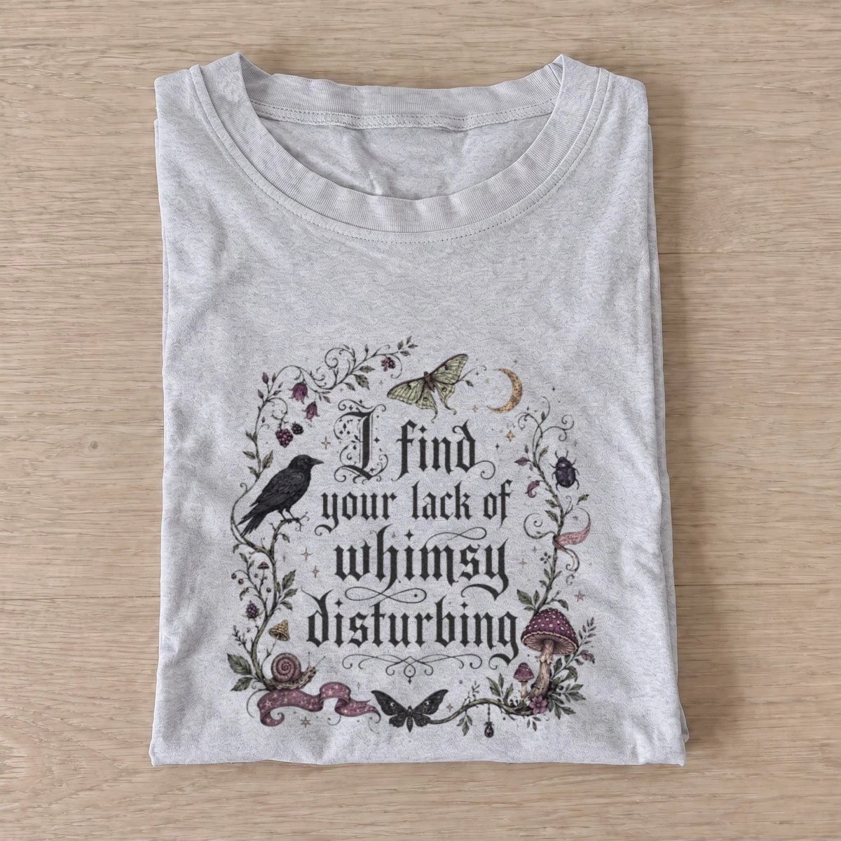 Lack of whimsy t shirt gray20lack of whimsy.webp