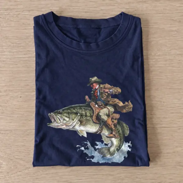Largemouth rider t shirt navy20largemouth20rider.webp